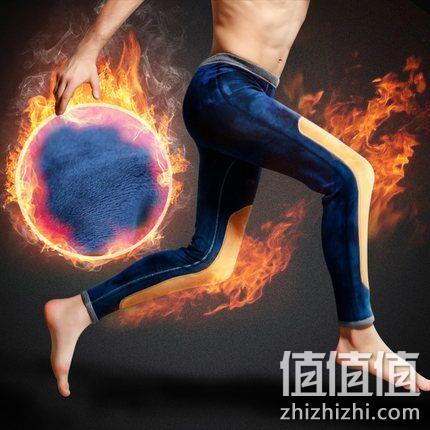 450g大克重 CAIZIYIJIA 男士 加绒 保暖裤 券后39元包邮（吊牌价198元） 值值值-买手聚集的地方