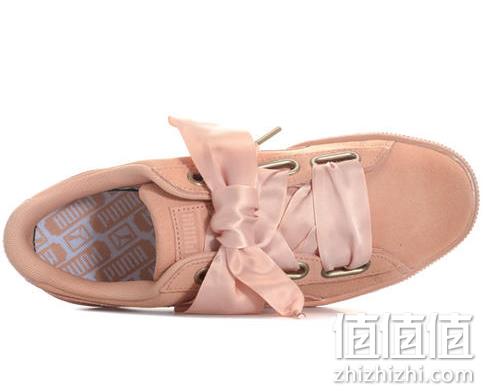 2件！PUMA 彪马 Suede Heart Satin 女士休闲运动鞋 51.4英镑约¥447（天猫549元/件） 值值值-买手聚集的地方