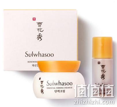 Sulwhasoo 雪花秀 改善组合装 弹力面霜小样5ml*5+润燥精华小样4ml*5 175元包邮 值值值-买手聚集的地方