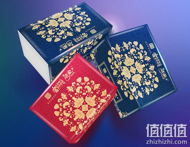 4件*24包 洁柔 故宫系列 缠枝莲纹 抽纸 3层120抽 双重优惠160元、每包1.67元 值值值-买手聚集的地方
