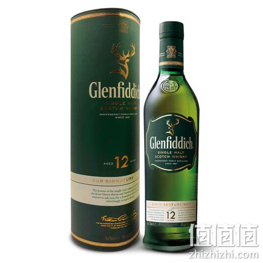 3件 Glenfiddich 格兰菲迪 12年苏格兰达夫镇单一麦芽威士忌 700ml 528元（天猫258元每件） 值值值-买手聚集的地方