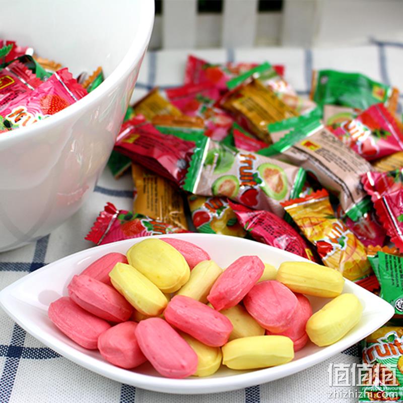 过年囤货：马来西亚进口 WF Fruit 果汁糖 500g 10元券后9.9元包邮 值值值-买手聚集的地方