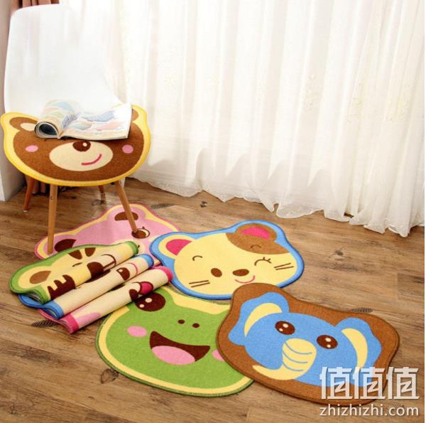4条装！惠多室内卡通可爱造型地垫 45*55CM 39.6元（合9.9/条） 值值值-买手聚集的地方