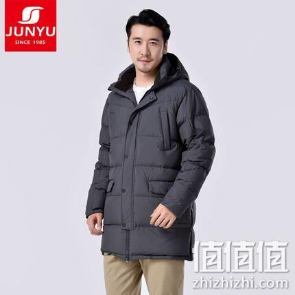土拨鼠制造商！800蓬+221克+90%灰鹅绒！君羽 冬季新款 男士中长款重装羽绒服 券后859元顺丰包邮（吊牌1999元） 值值值-买手聚集的地方