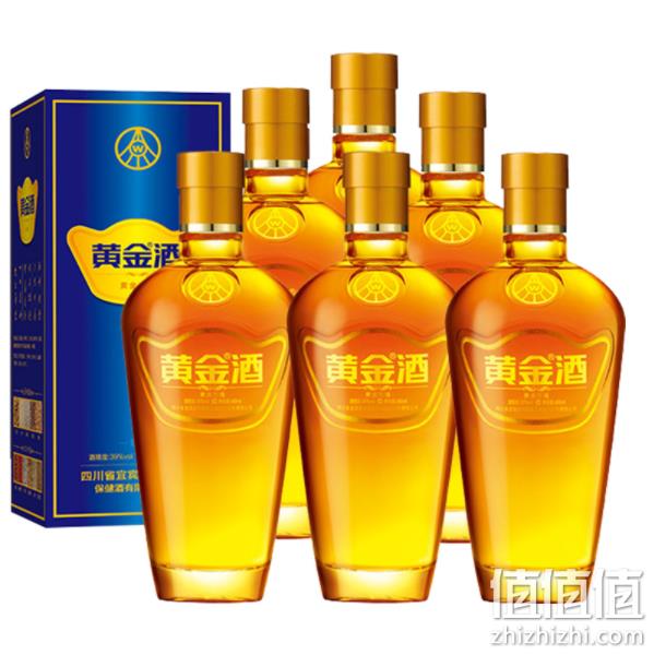 五粮液 39度 黄金酒 480ml*6瓶 整箱装 299元 值值值-买手聚集的地方