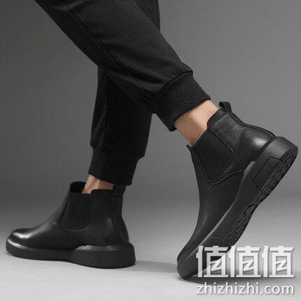 路易克思 男士 二层牛皮 切尔西靴 券后99元包邮（吊牌价298元） 值值值-买手聚集的地方