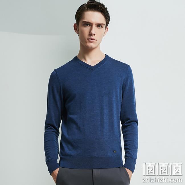 100%澳洲羊毛，网易严选 男士 V领可机洗羊毛衫 165元（吊牌价329元） 值值值-买手聚集的地方