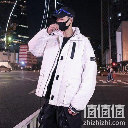 90%白鸭绒，会幕 男士 工装羽绒服 券后199元包邮 值值值-买手聚集的地方