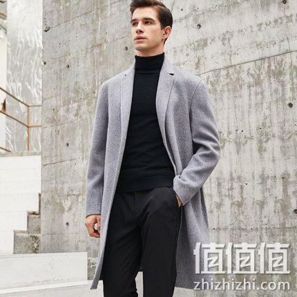 100%纯羊毛，比菲力 男士 双面呢大衣 券后498元包邮（吊牌价1588元） 值值值-买手聚集的地方