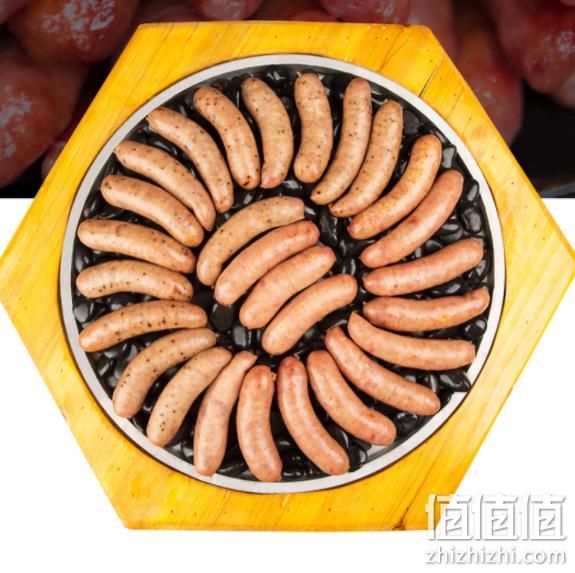 纯肉无淀粉，柏慧食品 纯肉香肠3斤 券后54.8元包邮 值值值-买手聚集的地方