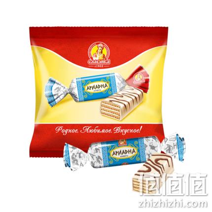 俄罗斯进口slavyanka 酸奶威化糖500g 19.9元包邮 第二份5元 值值值-买手聚集的地方
