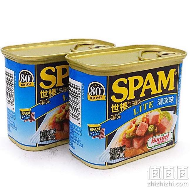 4罐x340g spam 世棒 經典午餐肉罐頭 - 亞馬遜中國價格79.