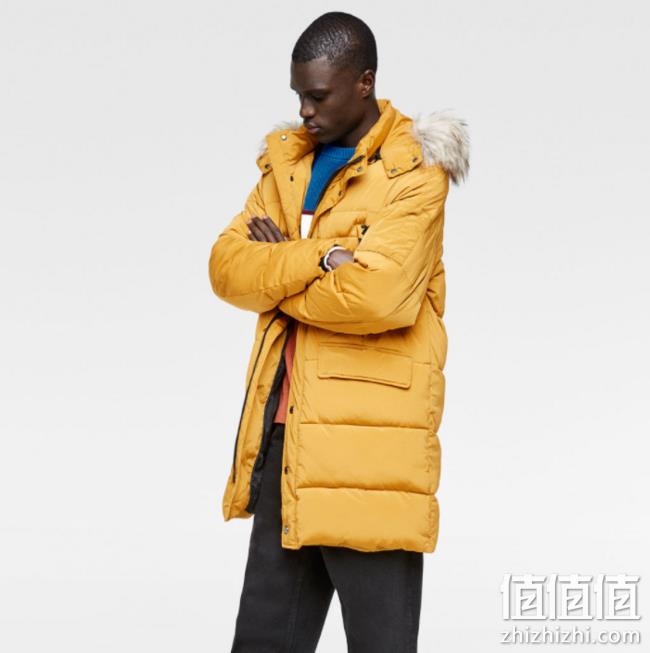 Zara 男士 新品 派克棉服外套08281361305 399元（专柜价999元） 值值值-买手聚集的地方