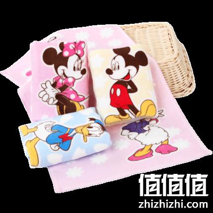 降10元！官方授权 Disney迪士尼 正品洗脸巾 4条 19.9元包邮 值值值-买手聚集的地方