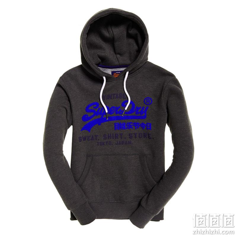 Superdry 极度干燥 男士印花连帽卫衣 299元包邮(初上市599元) 值值值-买手聚集的地方