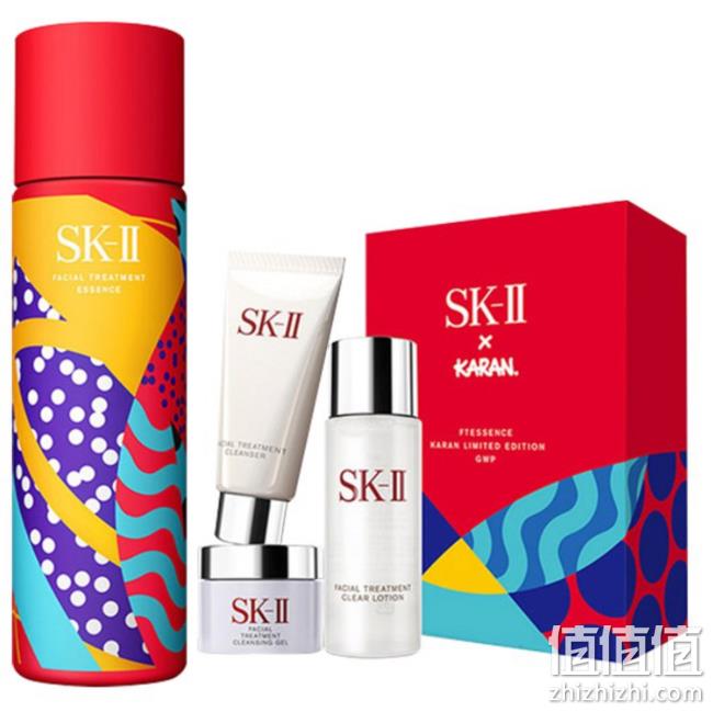 11日0点： SK-II 护肤精华露 18年圣诞限定套装（230ml神仙水+15g卸妆膏+20g洗面奶+30ml清莹露） 前2小时1148元（专柜价1450元） 值值值-买手聚集的地方