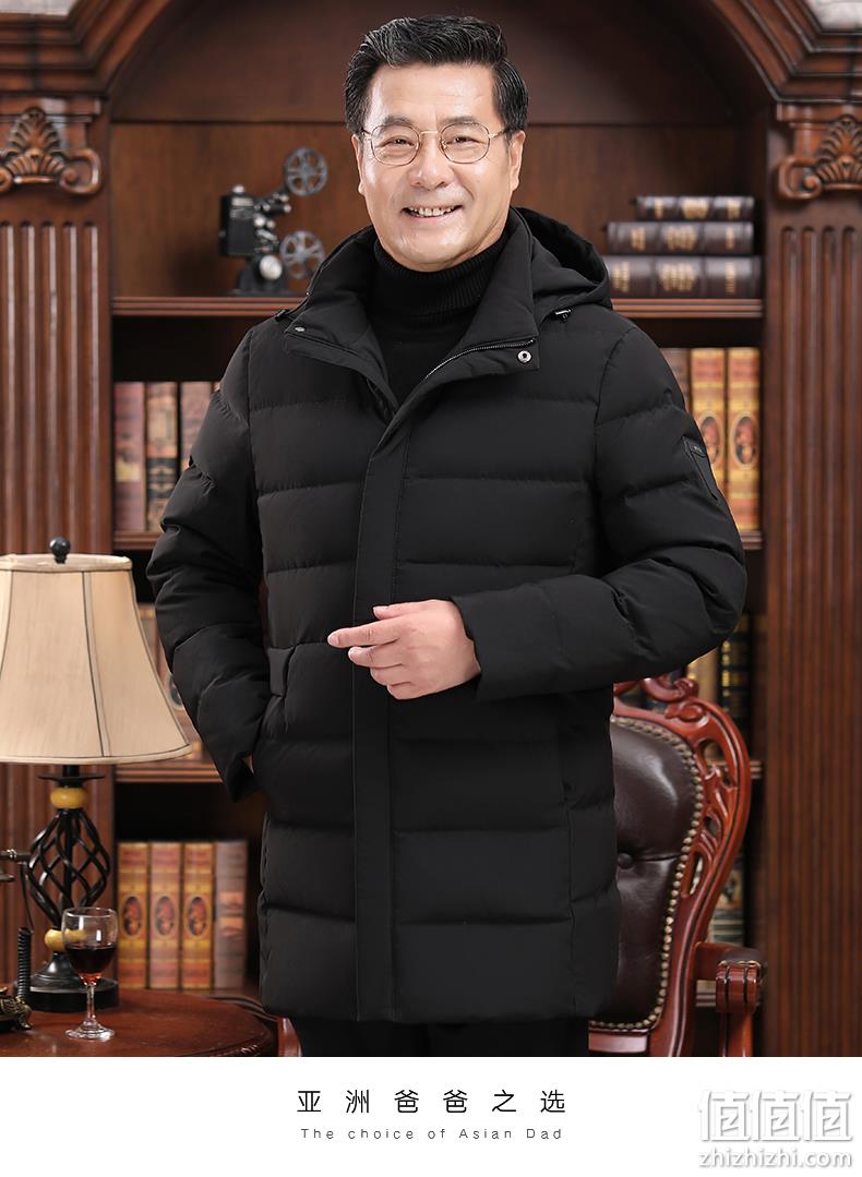 4.9分好评：千莱圣雪 中老年加厚中长款羽绒服 218元包邮 值值值-买手聚集的地方