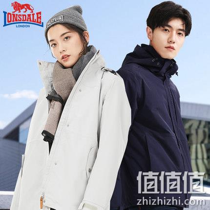 商场同款，龙狮戴尔 情侣冲锋衣三合一两件套 券后329元包邮（吊牌价1398元） 值值值-买手聚集的地方