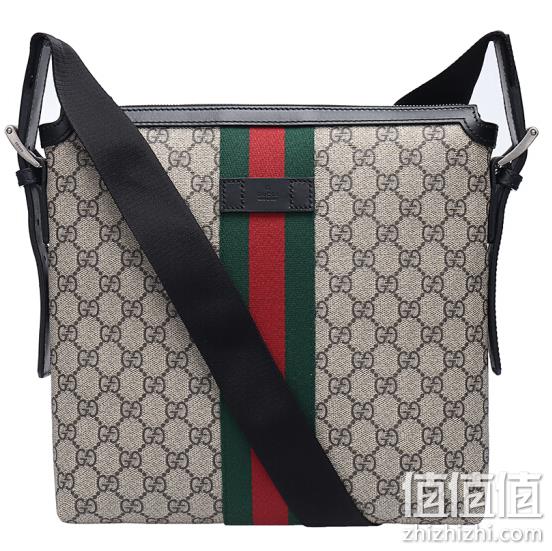 Gucci 古驰 男士 PVC单肩斜挎包 387111 KHNGN 969 Plus会员3134元 值值值-买手聚集的地方