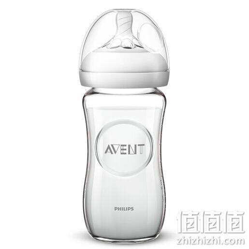 AVENT 新安怡 宽口径自然原玻璃奶瓶 240ml 券后75元，送120ml 奶瓶 值值值-买手聚集的地方