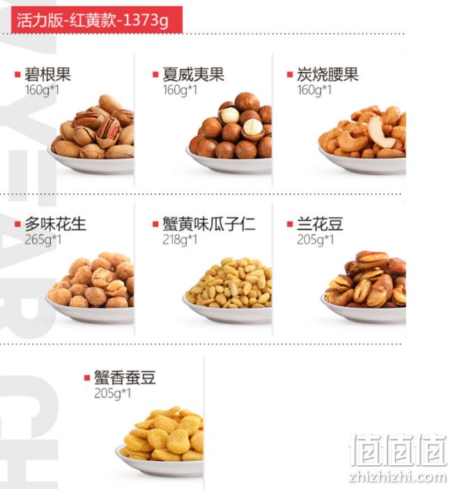 0点：三只松鼠 年货坚果大礼包1373g x2件 78元包邮 值值值-买手聚集的地方