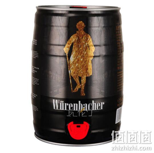 Plus会员：德国进口 Würenbacher 瓦伦丁 黑啤 5L *3件 164元包邮 值值值-买手聚集的地方