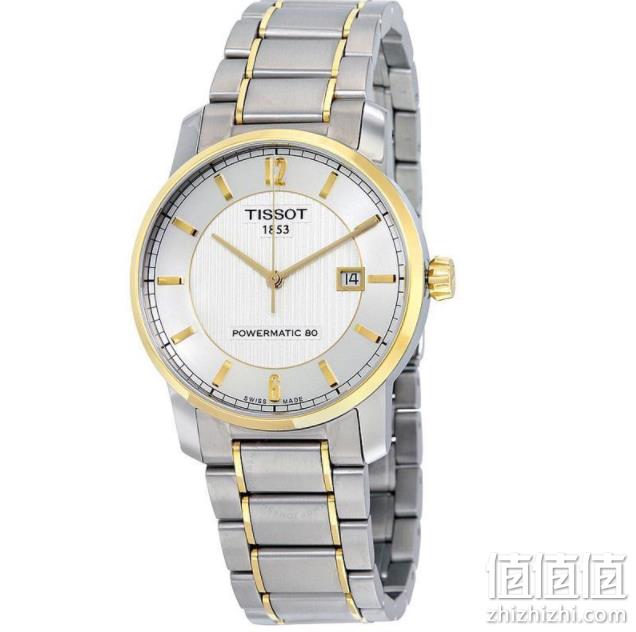 TISSOT 天梭 钛系列钛金属自动机械男表 T0874075503700 299美元约¥2020（京东海囤全球4286元） 值值值-买手聚集的地方