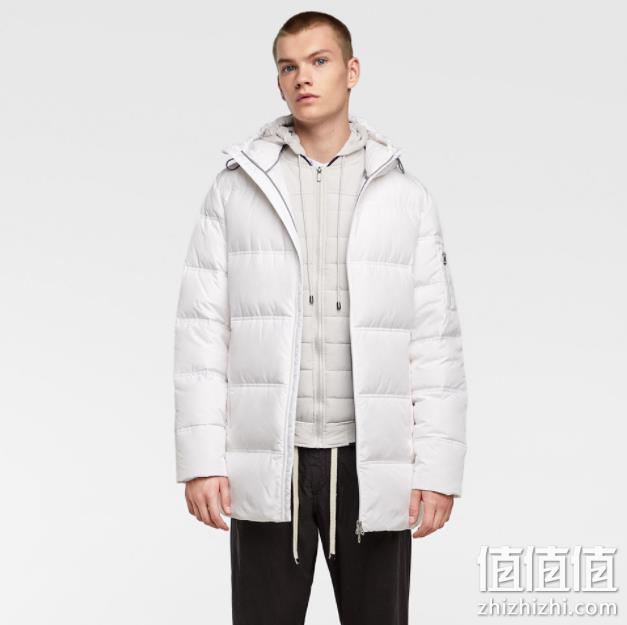 Zara 男士 新品 90%白鸭绒 羽绒服 399元（专柜799元） 值值值-买手聚集的地方
