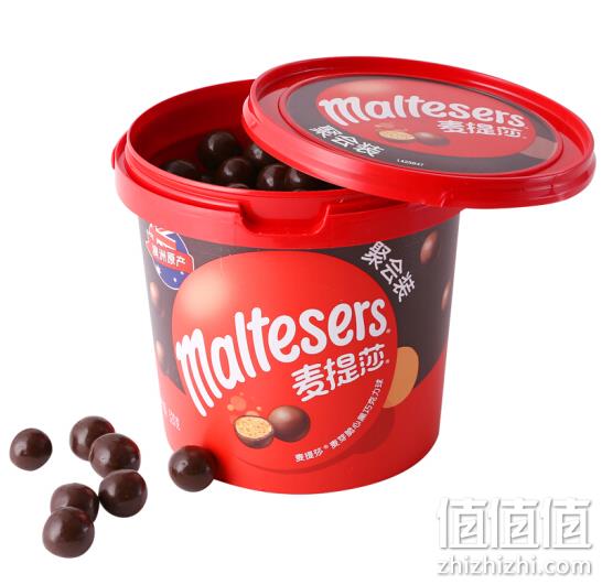 Maltesers麦提莎  麦芽脆心黑巧克力球  520g*4件 159.6元包邮（折合39.9元/件） 值值值-买手聚集的地方