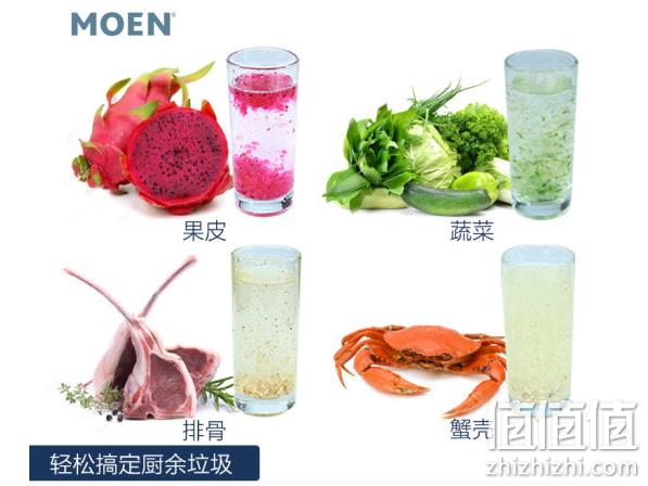 粉碎+防堵+防细菌：Moen 摩恩 纤美系列 食物垃圾处理器 GXP50MCL 双重优惠后1159元包邮 值值值-买手聚集的地方