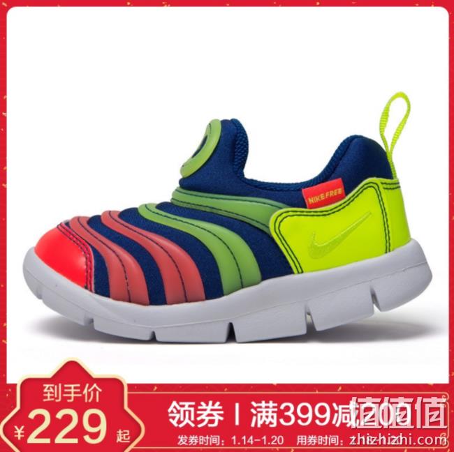 18日：NIke 耐克 儿童 毛毛虫运动鞋 229元起（专柜429元） 值值值-买手聚集的地方