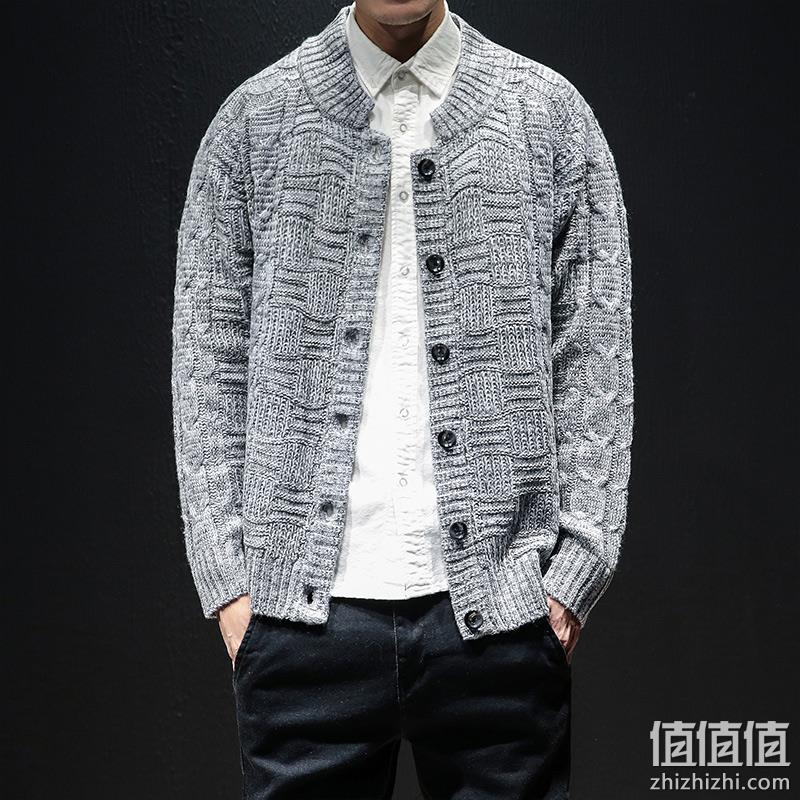 卡玛伦 男士开衫针织衫 券后39元包邮（平常109） 值值值-买手聚集的地方