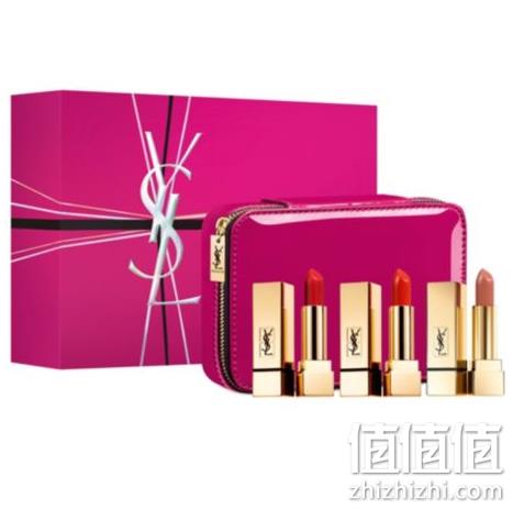YSL 新年限量口红套装 经典方管3支装 78美元约¥531（专柜320元/支） 值值值-买手聚集的地方