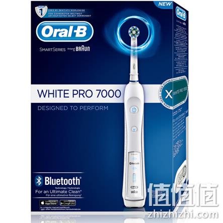 神价格！BRAUN 博朗 Oral-B 欧乐-B Pro 7000 蓝牙智能电动牙刷 +凑单品 376.32元包邮含税（天猫999元起） 值值值-买手聚集的地方