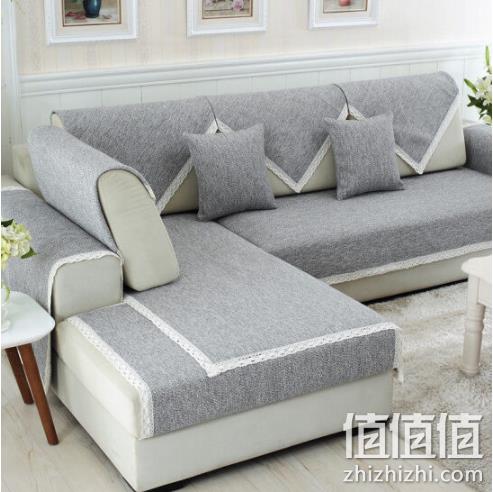 4条 QUATREFOIL 沙发巾 典雅灰 90cm*90cm 券后99.6元包邮 值值值-买手聚集的地方