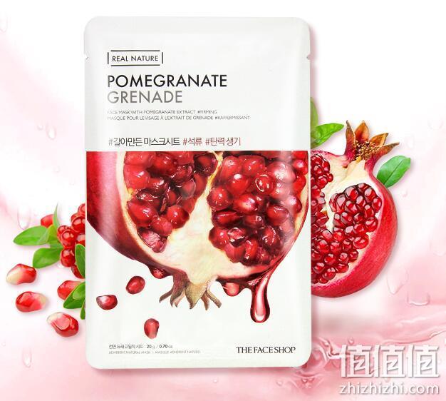 110片！The Face Shop 菲诗小铺 自然之源 红石榴面膜 11件x10片 188.48元含税包邮 值值值-买手聚集的地方