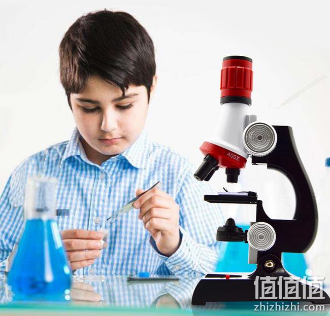 在家研究生物：LANDZO 蓝宙 1200倍 高倍儿童显微镜套装 券后21元包邮 值值值-买手聚集的地方