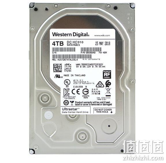 7200RPM，4TB！WD 西部数据 HC310 数据中心 机械硬盘 999元包邮 值值值-买手聚集的地方