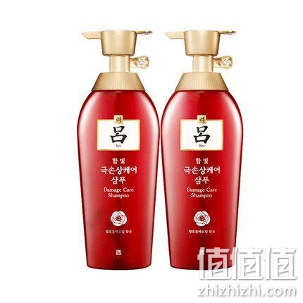 天然草药精华，韩国进口！2瓶x400ml Ryoe 吕 红吕烫染修复洗发水 52元包邮包税（长期116元） 值值值-买手聚集的地方