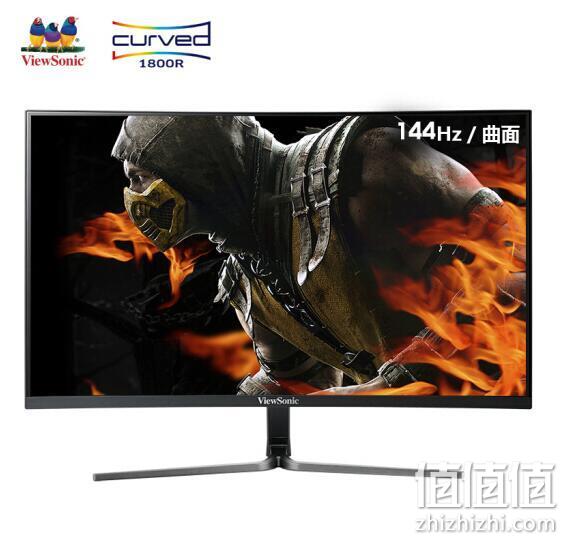 1800R曲面屏+144Hz+FreeSync！ViewSonic 优派 VX2758-C-mh 27英寸 显示器 1218元包邮（长期1299元） 值值值-买手聚集的地方