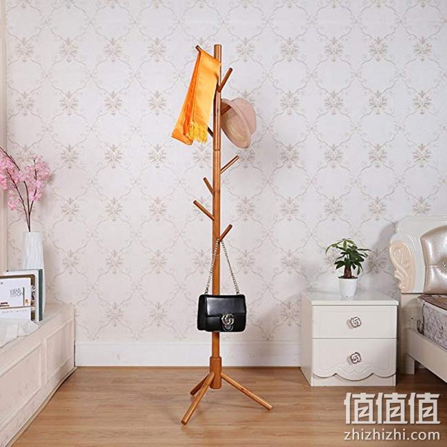 5小时结束：鹿枫 北欧简约实木圆杆衣帽架 LFYMJ05 券后79元包邮 值值值-买手聚集的地方