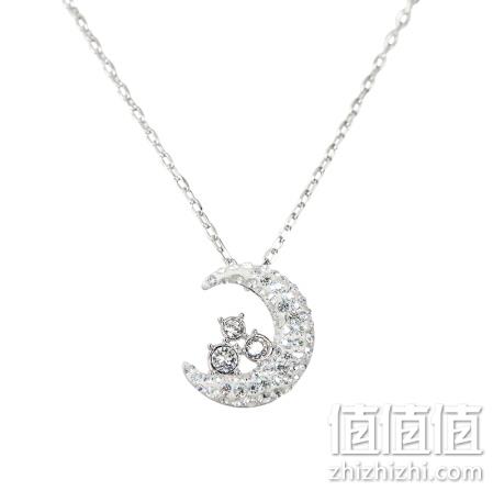 SWAROVSKI 施华洛世奇 月亮白金色项链  1181093 399元包邮 值值值-买手聚集的地方