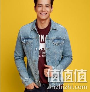 库存仅剩15%！OLD NAVY 289165 男士牛仔夹克 164元包邮（吊牌价549元） 值值值-买手聚集的地方