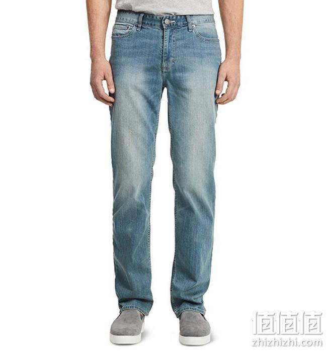 约4.5倍差价：Calvin Klein 男士休闲直筒牛仔裤 32Wx32L 271.44元包邮包税（天猫类似款约1200元以上） 值值值-买手聚集的地方