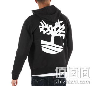2件！Timberland天木兰 Season Tree Logo 男士拉链卫衣 79.78英镑约¥701 值值值-买手聚集的地方