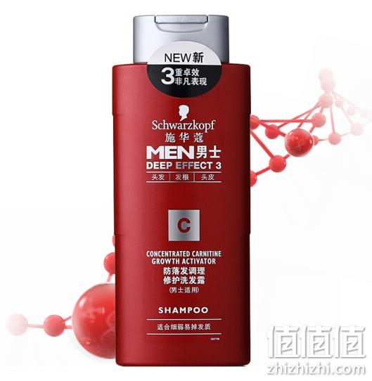 白菜价：施华蔻 男士 200ml 防落发调理修护洗发露 9.9元 值值值-买手聚集的地方