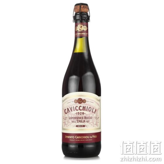 750ml x7件 CAVICCHIOLI 卡维留里 蓝布鲁斯 甜红低泡葡萄酒 满减后104.3元包邮 值值值-买手聚集的地方