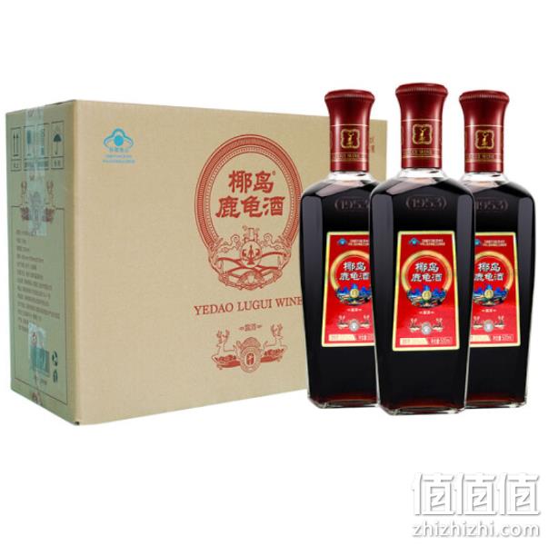 6瓶 椰岛鹿龟酒 33度  米酒配制养生露酒500ml 198元 送1瓶 值值值-买手聚集的地方