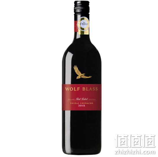 4件 澳洲 WolfBlass 纷赋 红牌设拉子歌海娜干红葡萄酒 750ml 99.6元（专柜价108元每件） 值值值-买手聚集的地方