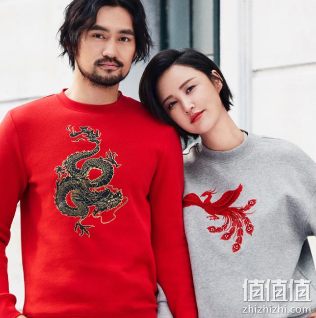 明星同款，H＆M 新年系列 情侣款 卫衣 89.9元 值值值-买手聚集的地方